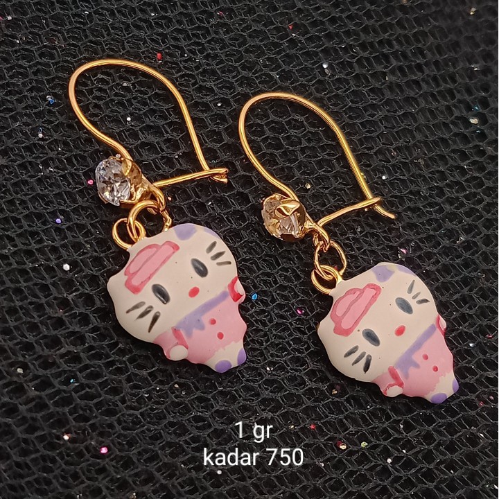 Anting Emas 17 K - 1 gr Kadar 750 - 3450