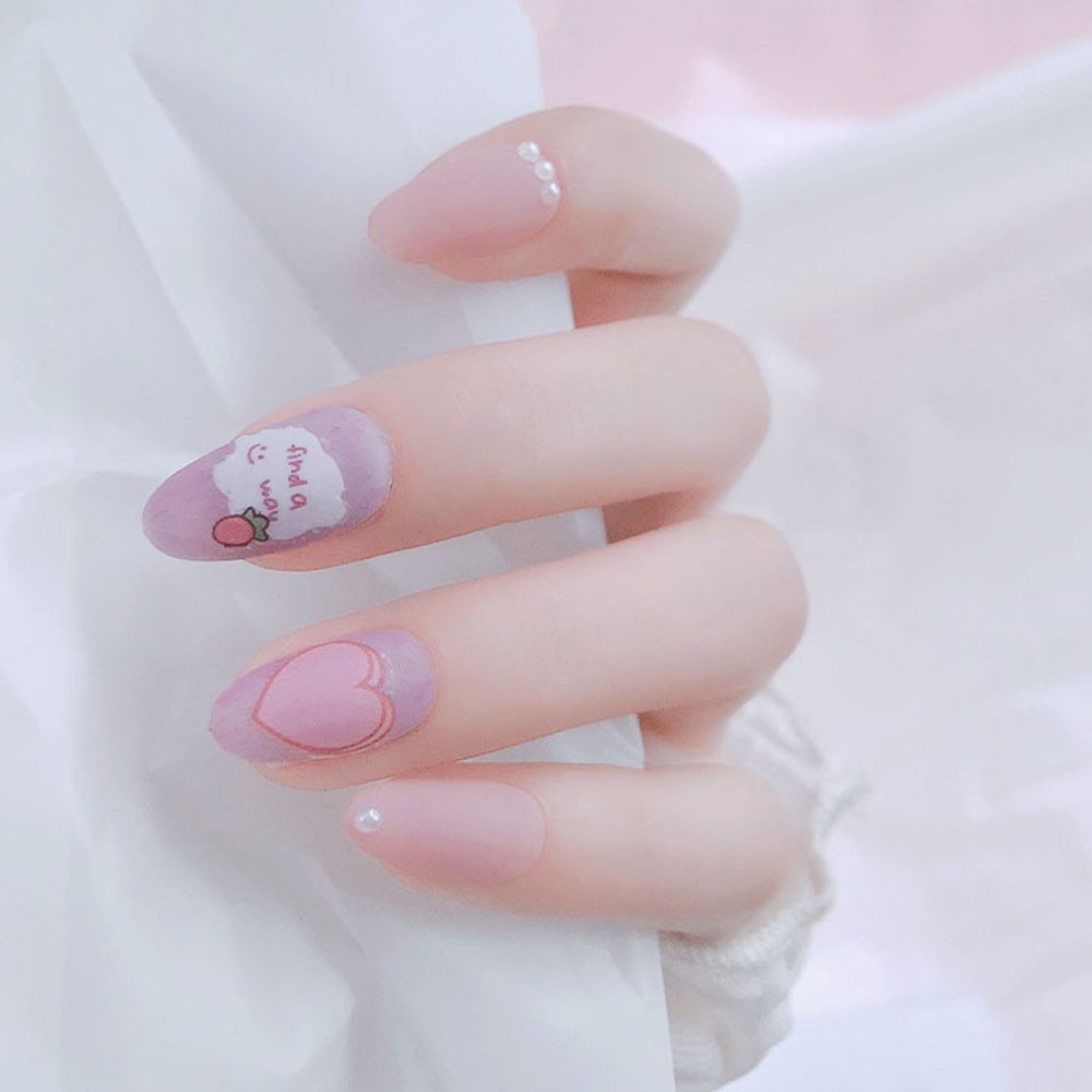 Mxbeauty Stiker Kuku Motif Kartun Beruang 3d Multiwarna Untuk Dekorasi Nail Art / Manicure Diy