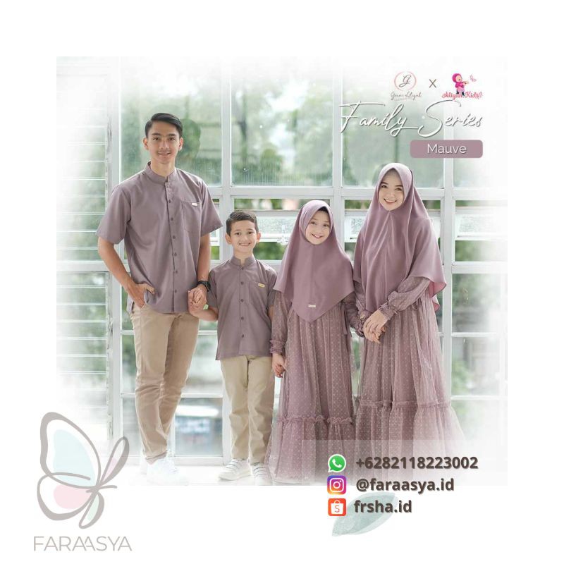 GeraiAliyah.23 Family Series - Mauve Original by Gerai Aliyah