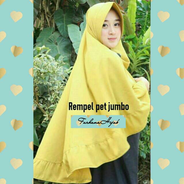 Jilbab Jumbo Rempel