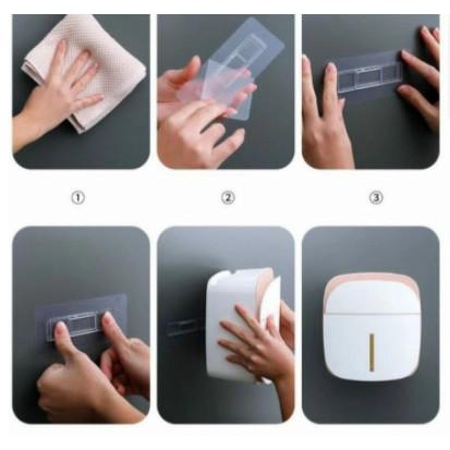 TEMPAT TISSUE TOILET KOTAK TISSUE DINDING KAMAR MANDI
