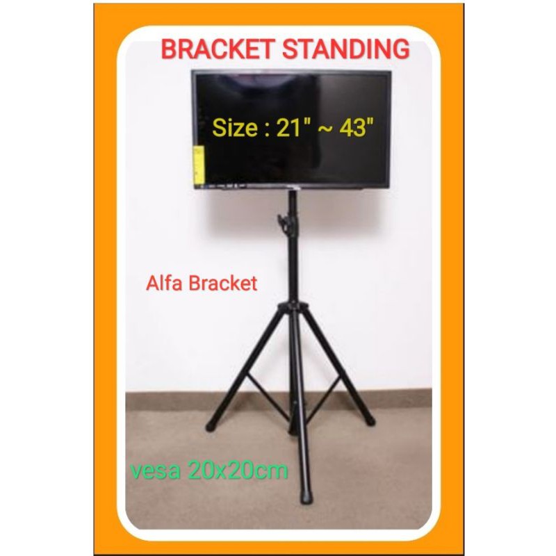 Bracket TV Breket TV Standing TV 43&quot;42&quot;40&quot;38&quot;36'32&quot;27'24'19&quot; kualitas Premium