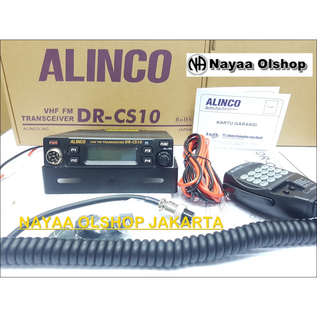 RADIO RIG ALINCO DR-CS10 VHF - RIG ALINCO DR CS10 VHF GARANSI RESMI