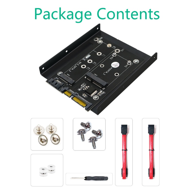 Btsg 114x100mm SATA3 Adapter Board All in One Untuk M.2 &amp; mSATA SSD Ke Adaptor Mudah Terhubung Tidak Memerlukan Driver Software