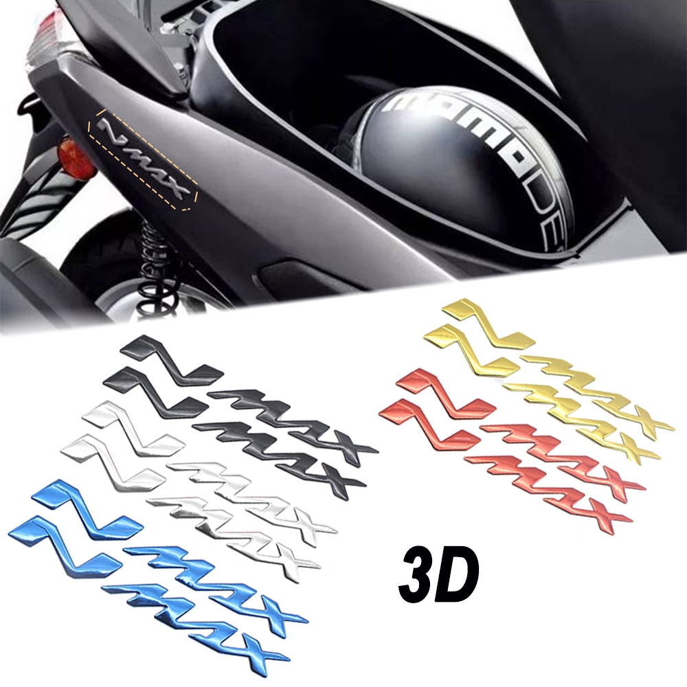 Stiker Emblem Logo N-Max N-Max 155 250 400 3d Untuk Motor Yamaha