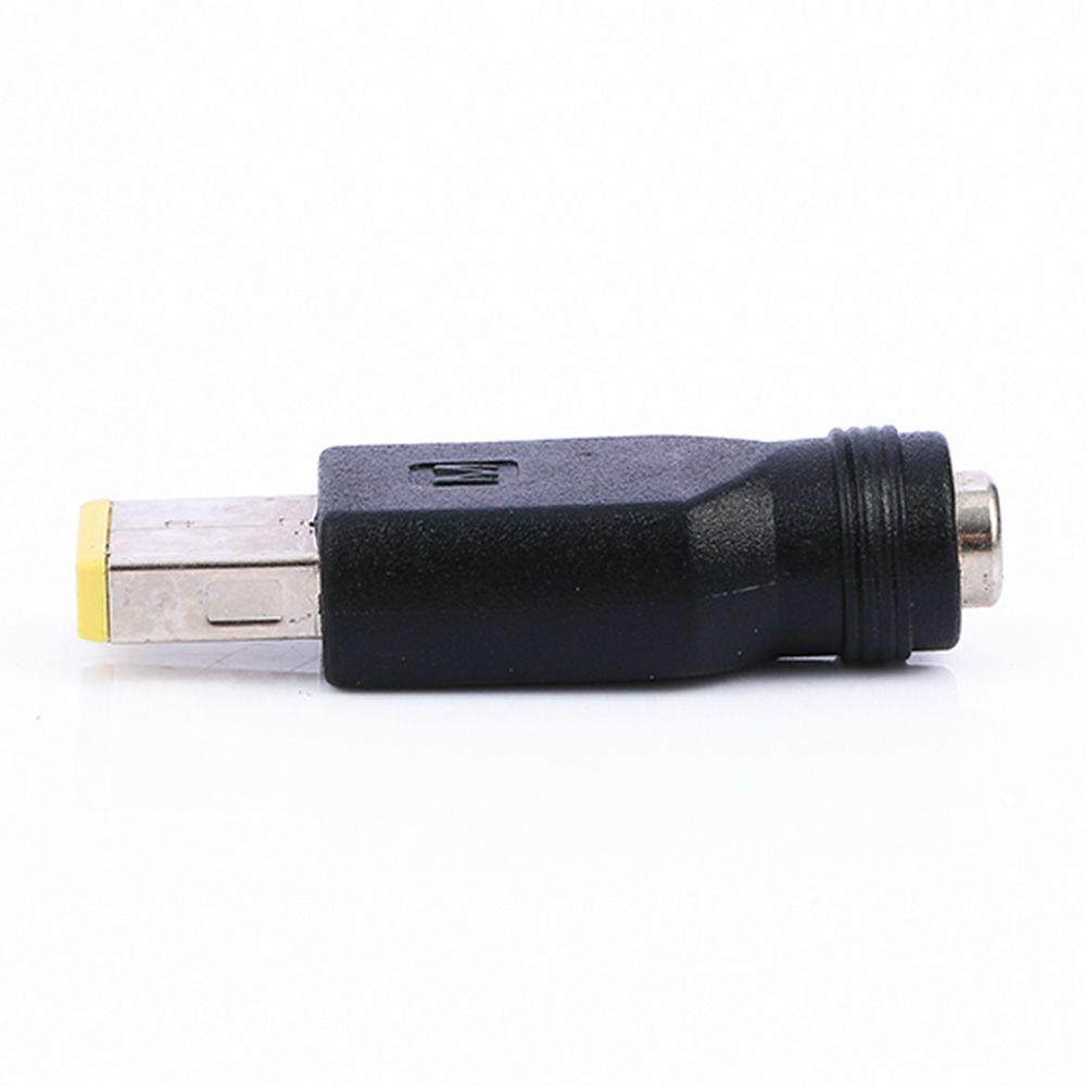 Augustina Adaptor Laptop Tips Kuning DC Untuk Lenovo ThinkPad 5.5 X 2.1/2.5mm Ke Bentuk Bulat Ke Kotak End Power Charger Plug