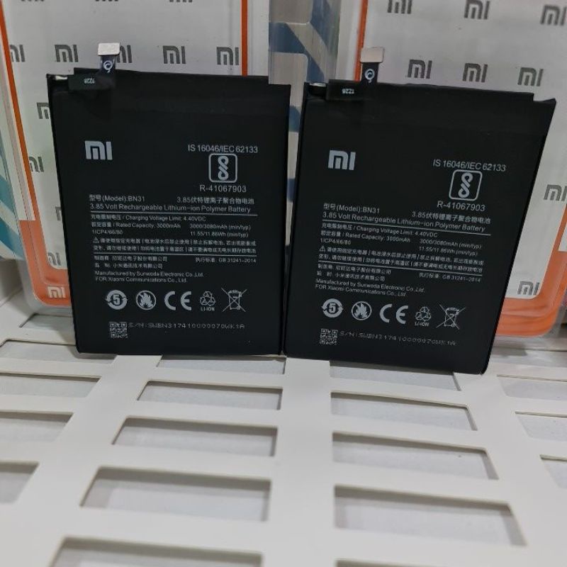 battery batrai baterai baterei tanam Redmi Note 5A