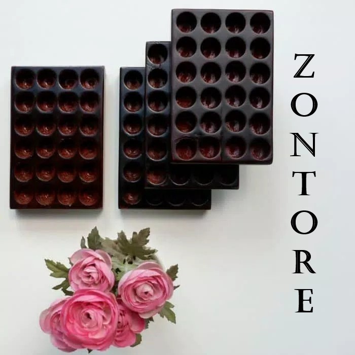 Kotak Kayu Parfum Roll On  Display Parfum