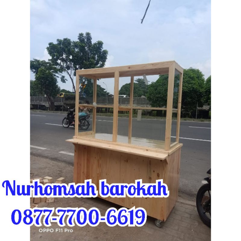 ETALASE KACA , ETALASE MAKANAN , ETALASE ROTI