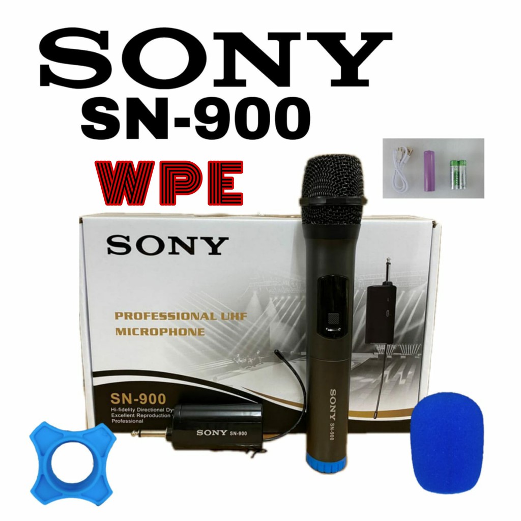 MIC WIRELESS SONY SN900 HANDHELD MICRROPHONE SONY SN 900 SINGLE