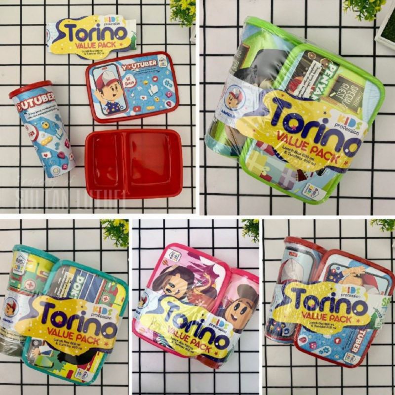 Kotak Bekal Set Torino Biggy Home Kotak makan anak