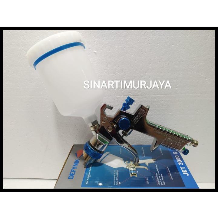 Spray Gun Defynik Hlp Jet 2000 / Spet Deco /Stainless Steel/ Cat Mobil