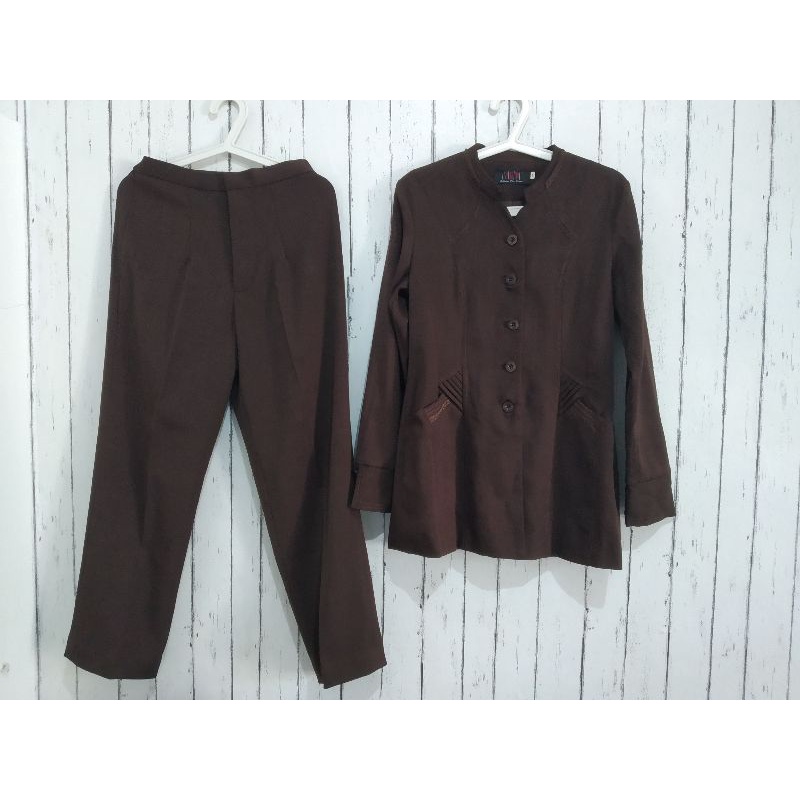 PRELOVED SETELAN GURU BAJU DINAS SETELAN BLAZER