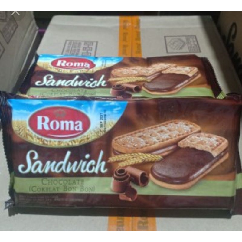 Harga roma sandwich coklat 1 dus