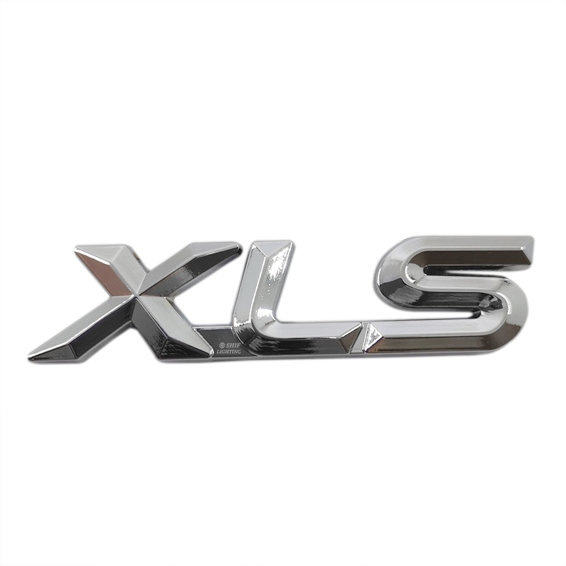 1pc Stiker Emblem Metal Tulisan XLS Pengganti Untuk Bagasi Belakang Mobil