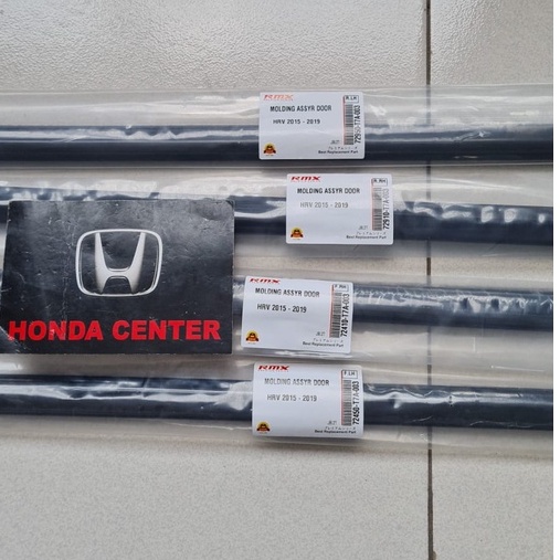 pelipit karet kaca luar weather strip molding door set 4 pintu depan belakang kiri kanan hrv 2015 2016 2017 2018 2019 2020 2021