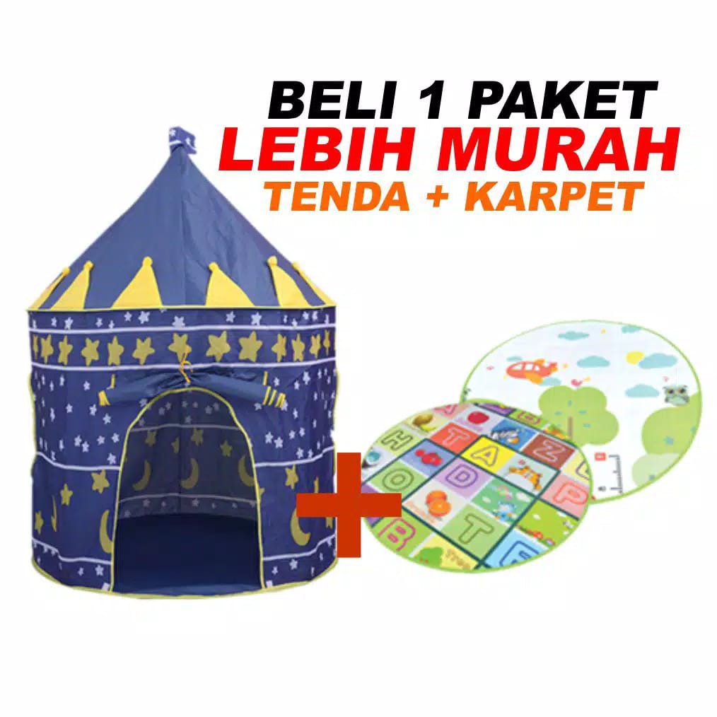 Tenda Anak Bermain Model Castle Kids Camping indoor Outdoor Anak FAS 223