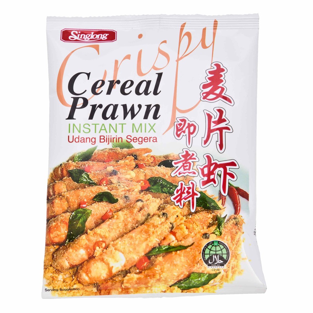

Singlong Crispy Cereal Prawn Bumbu Udang Goreng Nestum