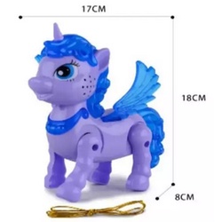 Mainan anak unicorn kuda poni  Lampu dan bersuara /mainan anak unicorn