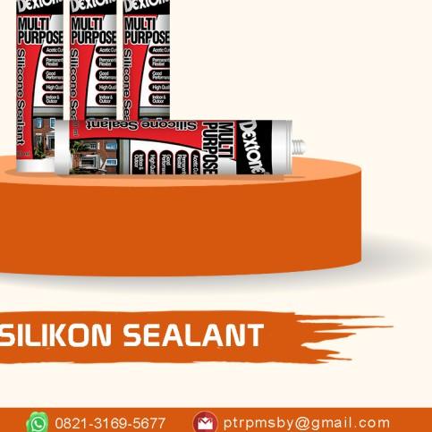 

♨ SILIKON SEALANT / LEM SILIKON / MULTI PURPOSE (300ml) - CLEAR, DEXTONE - Clear ☑