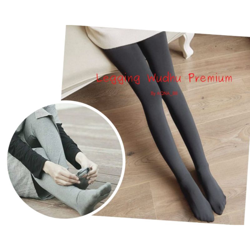 Legging Wudhu Premium | Lejing Wudu Wanita | Legging Jumbo | Leging Jumbo