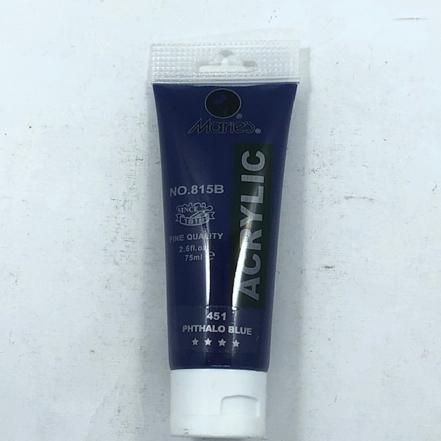 

MARIES ACRYLIC 75 ML PHYTHALOCYANINE BLUE 451