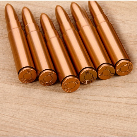 Bolpen Bolpoint Ballpoint Pen Pulpen Unik Model Peluru Gun Bullet-5