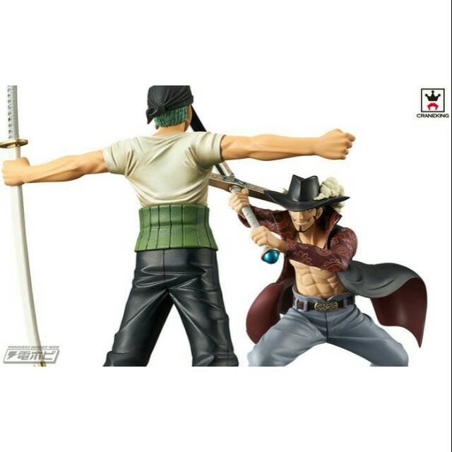 Original One Piece Dramatic Showcase Mihawk Zoro Set 2 New Rare Shopee Indonesia