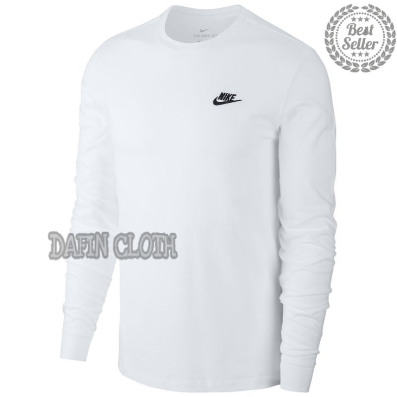 Tshirt Baju Kaos Pria Lengan Panjang Nike