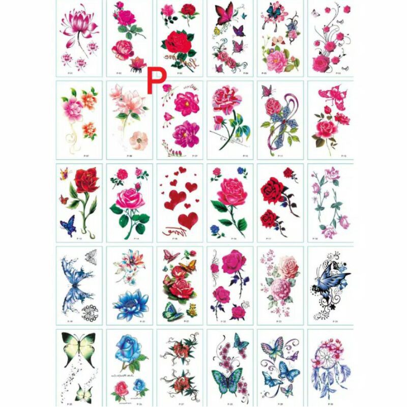 PAKET 15 GAMBAR BEBAS PILIH/Tatto Temporer/Tatto Temporary