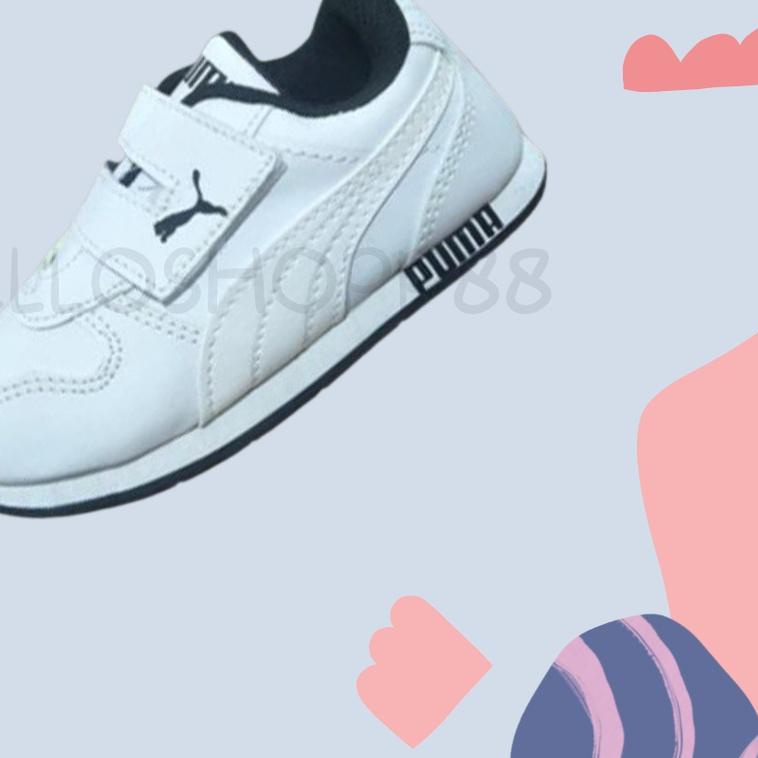 ♟ Sepatu Anak Laki Laki Perempuan Full Putih Usia 1 2 3 4 5 6 7 Tahun Sepatu Anak Cewek Cowok ❈
