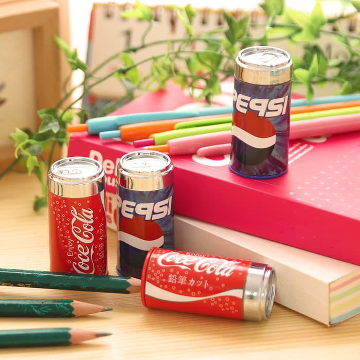 

Unik Rautan Pensil Model Kaleng Soda (Random Logo) - Multi-Color Diskon