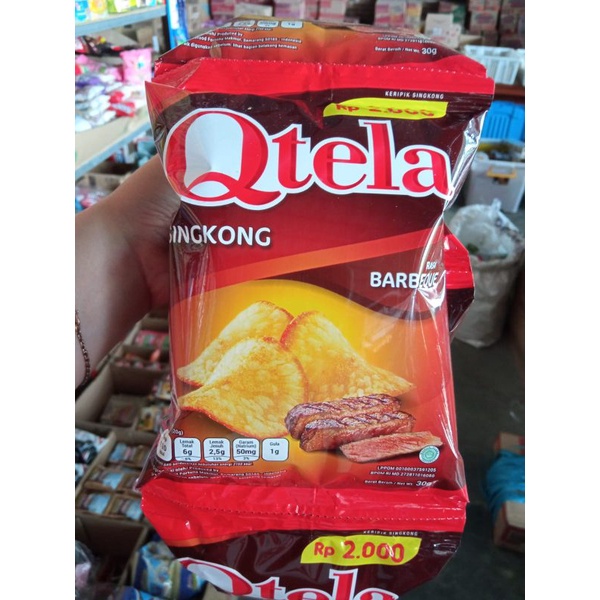 

Qtela Keripik Singkong Original Barbeque 30gr