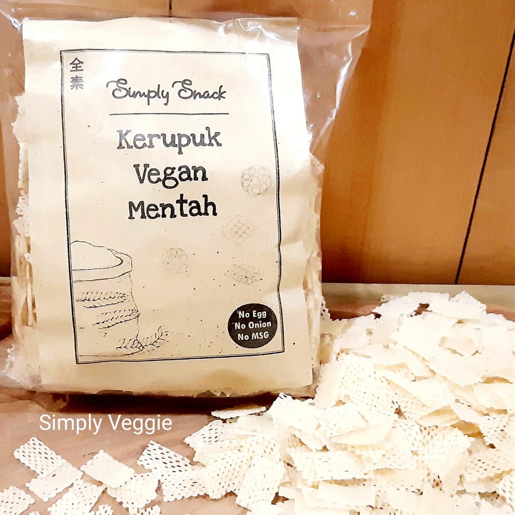 

Kerupuk Vegetarian White Taro 500g / Krupuk Vegetarian / Kerupuk Vegan / Krupuk Vegan