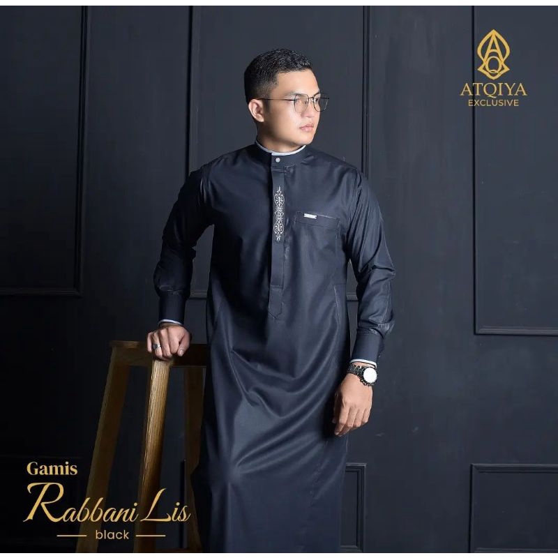 Gamis  Jubah Atqiya Rabbani Les/ Gamis Keren/Gamis Terlaris By Atqiya Exlusive.