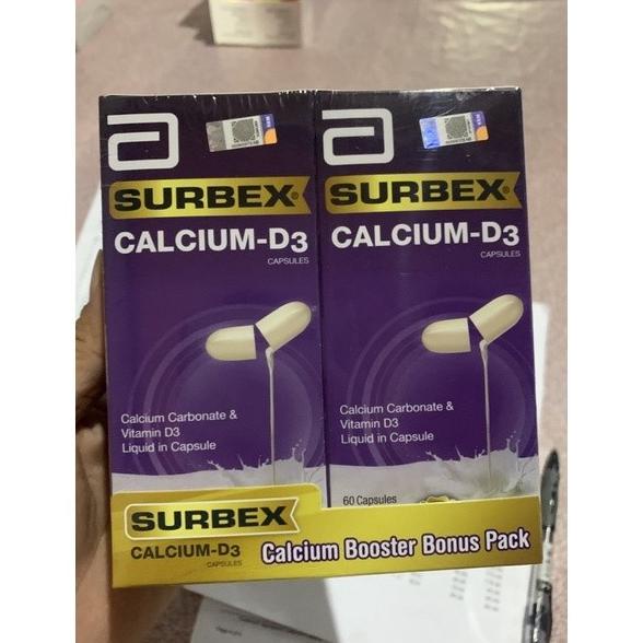 SURBEX Calcium - D3 Twin Pack 120caps ORI