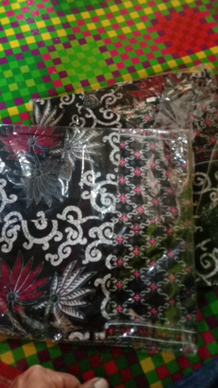 Batik Couple Keluarga Sania Ruffle Ori Ndoro Jowi Dnt Sogan Kembang Langit