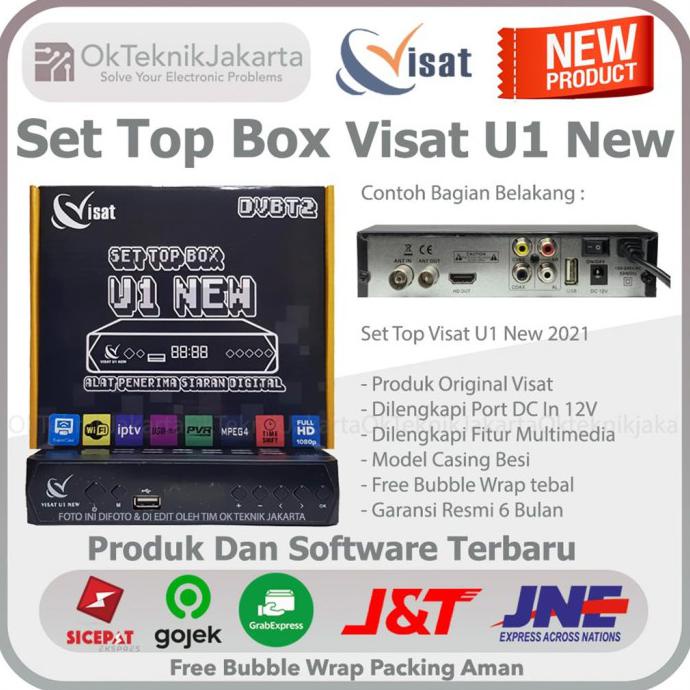 Set Top Box DVB-T2 Visat U1 New 2021