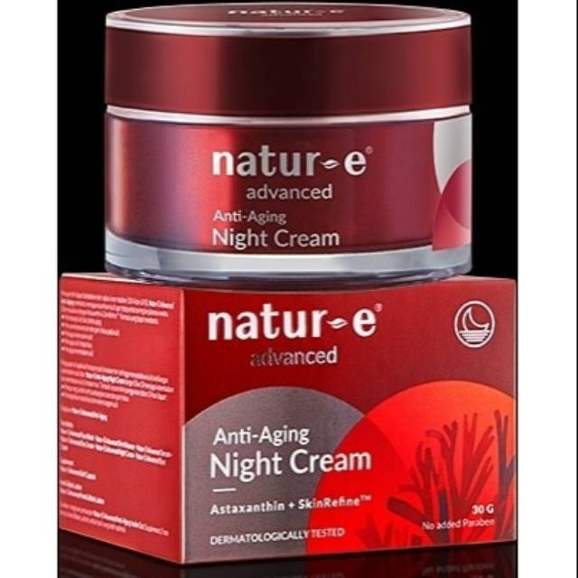 NATUR -E advanced Night cream 30 gr | Shopee Indonesia