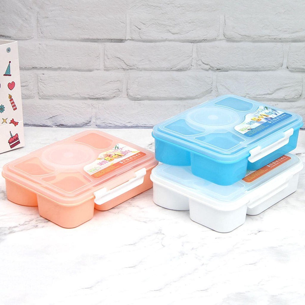 [Elegan] Kotak Makan Siang Microwave Portable Microwavable Plastic Food Container