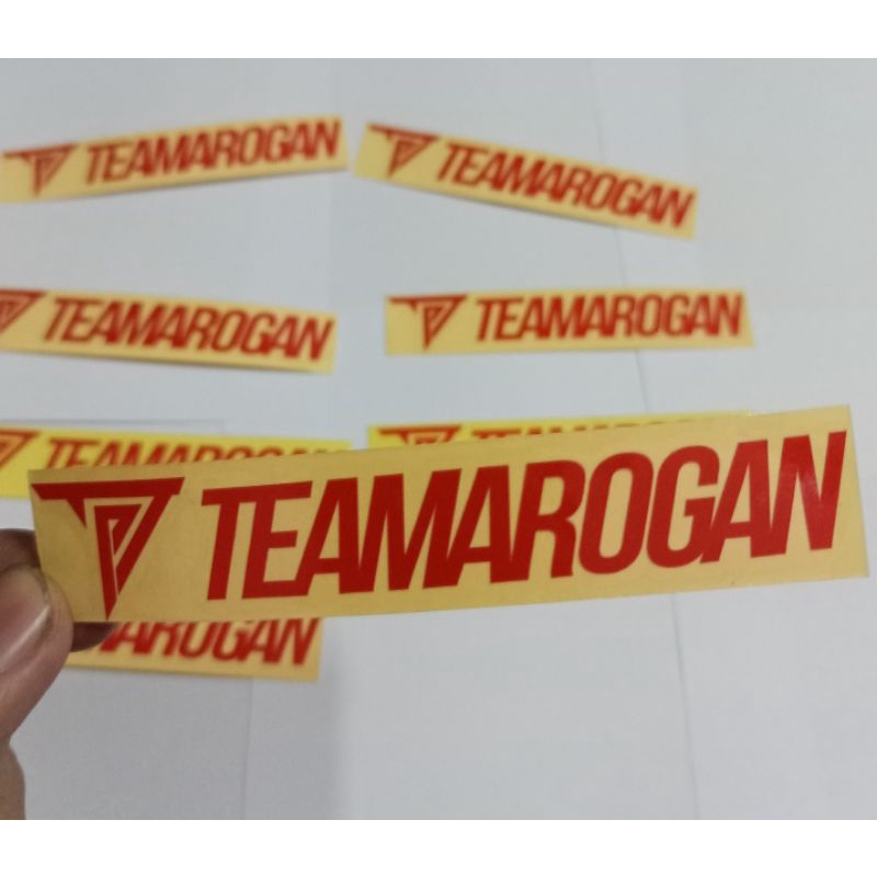 Sticker Motor Team Arogan Cutting