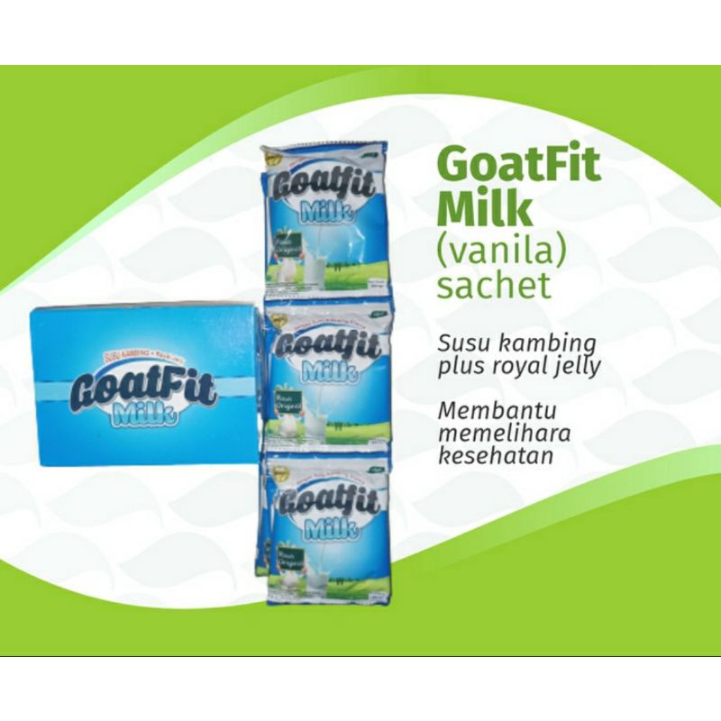 

Susu Kambing GoatFit Milk Vanila Sachet Isi 10