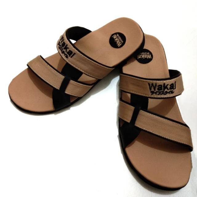 SANDAL KULIT wakai S 20 ORIGINAL PRIA JEPIT IMPORT