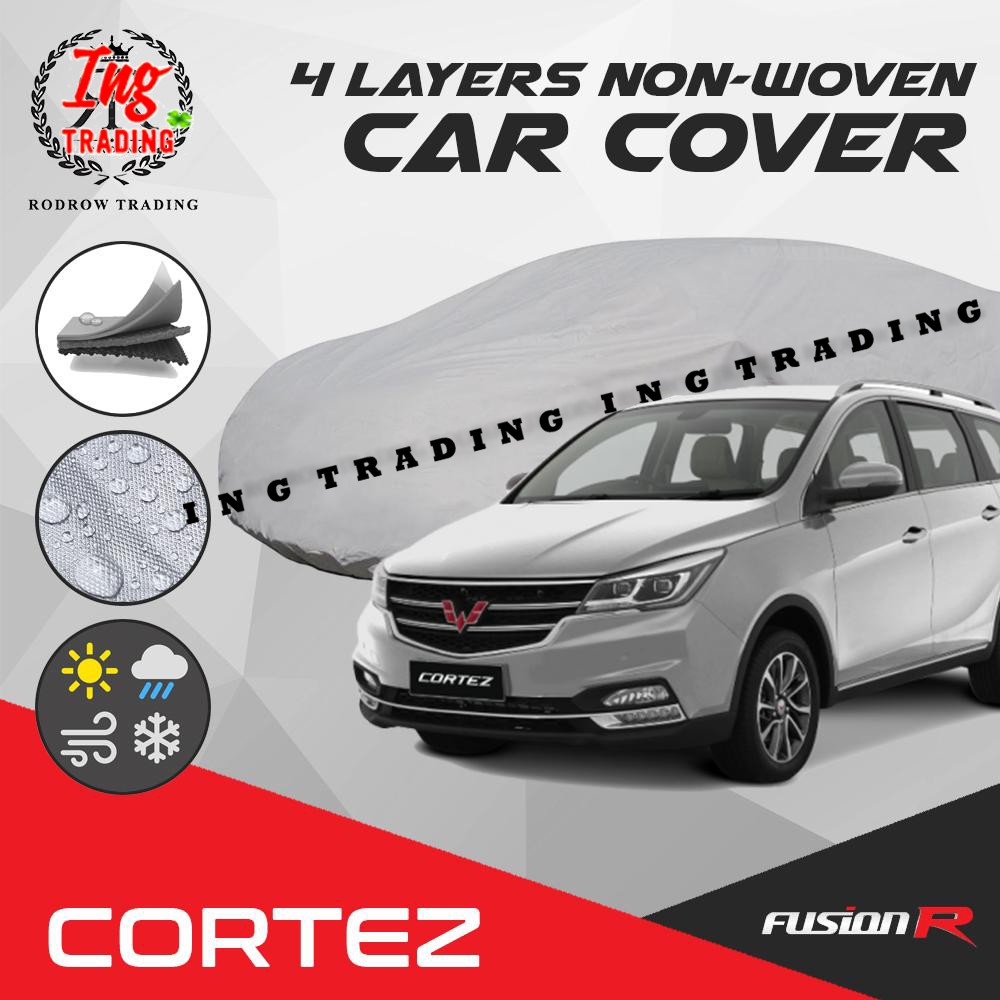 Cover Sarung Mobil WULING CORTEZ Fusion R 4 Layer Waterproof