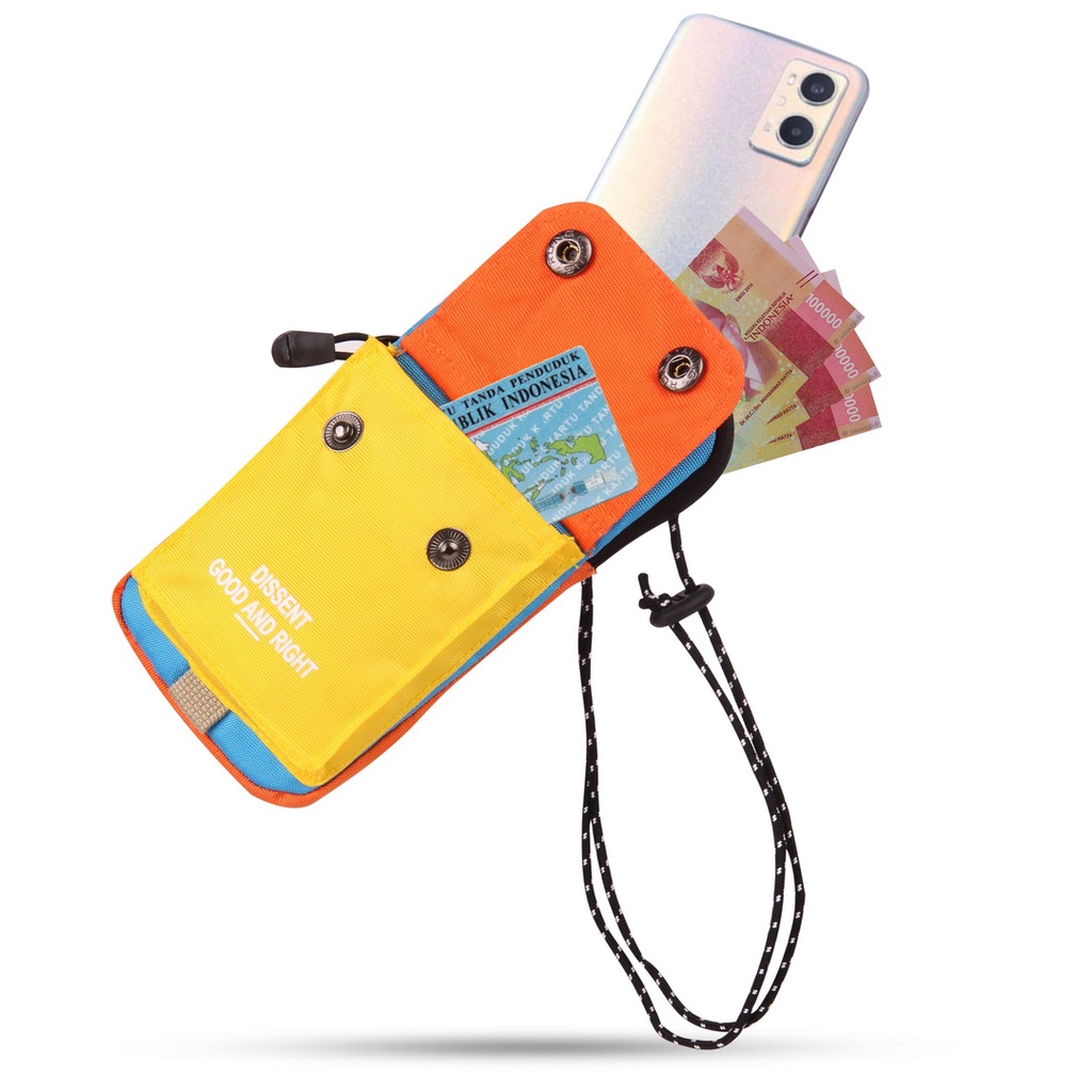 Dibriga! Zucca - Hanging Wallet - Sling Bag Pouch Handphone Mini Premium || Tas Dompet Hp Selempang Kecil Pria Wanita Termurah