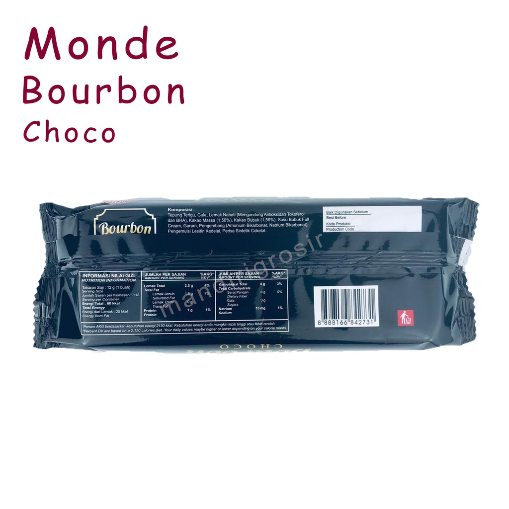 BOURBON CHOCO *MONDE * 140g * BISKUIT
