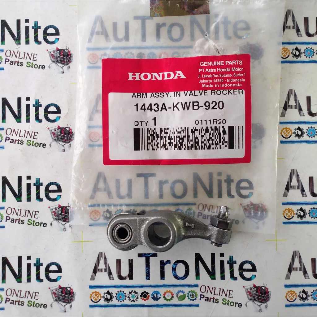 Templar As Pelatuk Arm Assy In Valve Roller Rocker 1443A-KWB-920 Ori Honda Blade Absolute Revo 110