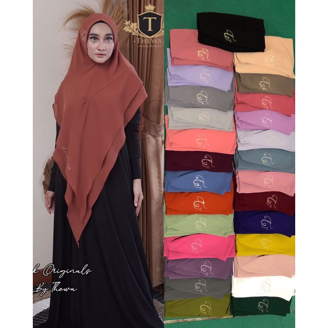 jilbab hijab ori thewa bening