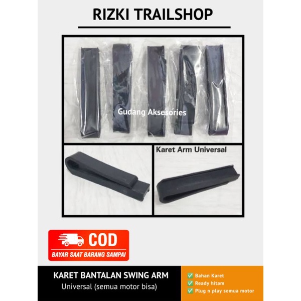 Karet Bantalan Swing Arm Tahanan Rantai Universal Semua Motor