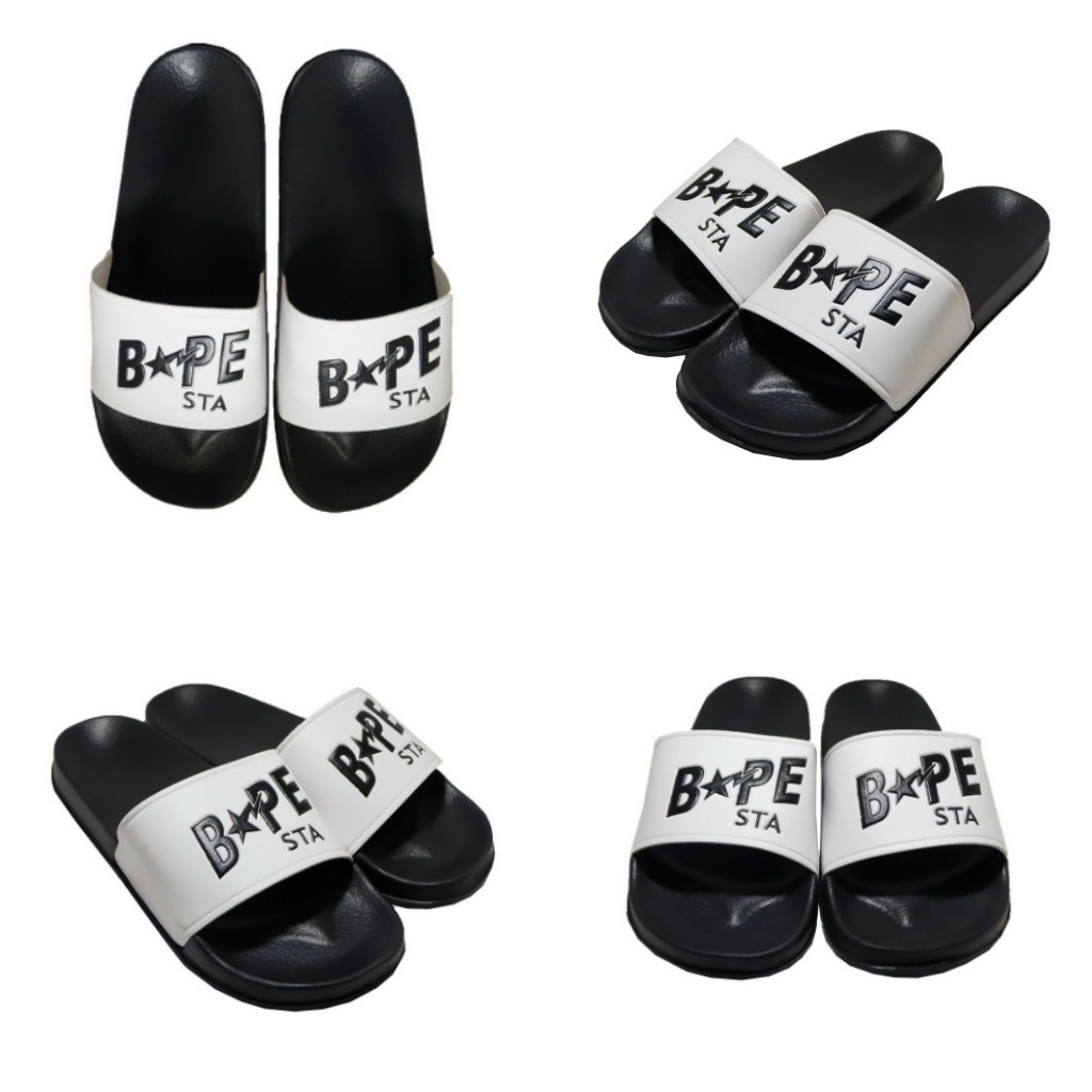 Sandal BAPE / A Bathing APE Slide Sandal Selop Slip On Pria Wanita